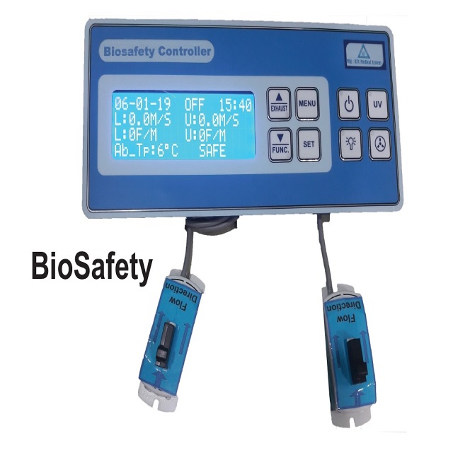 Biosafety Controller with airvelocity
